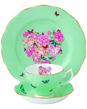 Miranda Kerr for Royal Albert 3Pc Teacup And Saucer Set
