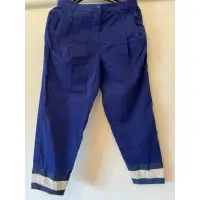 在飛比找蝦皮購物優惠-Emporio Armani寶藍7分寬褲
