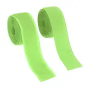 Sew on Hook and Loop Tape, 1 Inch Nylon Fastener Strips 1 Yards (Bright Green)