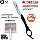 Hair thinning Razor Hairdressing Shaper Thinning Comb Styling Razor / 10 Blades