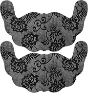 [Tbest] Disposable Nipple Cover Stickers with SelfAdhesive Lace UShaped Bra Pads in Khaki C, for Backless, Strapless & Bras