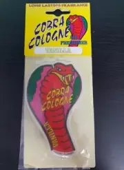 Cobra Cologne Air Freshener - Vanilla (For Cars, Boats, Trucks & Homes)