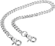 [InnoHHustle] Jeans Chains, Pocket Chain for Pants Heavy Duty Keychain Fashion Wallet Chain Hip Pop Pants Chain Punk Trouser Chain Metal Key Chains for Men Women Wallet Pants Boots Costume Accessories, Silver,