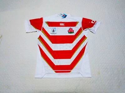 Japan Sakura Brave Blossom vs Fiji RWC 2019 Canterbury Rugby Player Issue Jersey