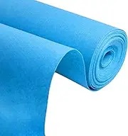 Aisle Runner Carpet, Blue Aisle Runner Event Carpet Wedding Rug, Wear-Resistant 2mm Runway Rugs Non-Slip Polyester Hallway Carpet Roll for Wedding Party Ceremony Walkway Decoration, Outdoor Accessori