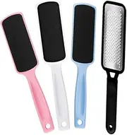 Vaguelly 1Pcs Double Sided Stainless Steel Foot File Sandpaper Foot Scrubber Multi Purpose Exfoliator for Smooth Feet Professional Pedicure Tool for Home Salon Use