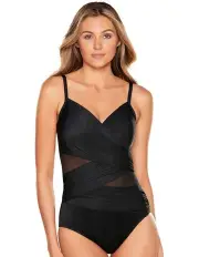 [Miraclesuit Swim] Mystique Underwired Shaping Swimsuit in Black