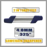 2 IN 1 Easy File .325 3/16 4.8mm Chainsaw Chain Sharpener 5605 750 4304