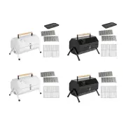 Portable BBQ Grill Folding Grill Two Side Multipurpose Barbecue Grill Cooker for