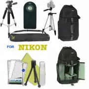 57" PRO TRIPOD + BACKPACK BAG +REMOTE FOR NIKON COOLPIX P910 B500 L830 L340