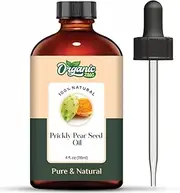 Organic Zing Prickly Pear Seed (Opuntia basilaris P.) Oil | Pure & Natural Carrier Oil for Massage, Skincare & Haircare - 118ml/3.99fl oz