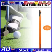 2x Golf Alignment Sticks 3 Sections Golf Putting Ball Position Aid Equipment AU