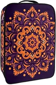 [YTYVAGT] Travel Shoe Bag,Waterproof Portable Organizer Storage Shoe Pouch,Art Pattern Flower Mandala