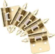 VINTORKY 5pcs Hinges Spring Loaded Hinges Cabinet Hinges Semi-Concealed Hinges Kitchen Cabinet Hinges Spring Hinges for Doors Hinges Heavy Duty Hinge for Wood Steel Plate Coffee