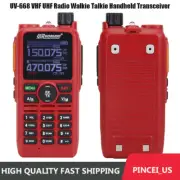 UV-668 5W Walkie Talkie Portable Handheld Transceiver VHF UHF Radio 240CH pe66