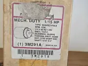 Dayton Motor 3M291A1/15 HP 1550 RPM 115 Volt No Thermal protection CCW shaft