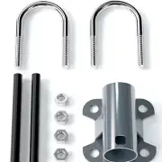 U-Bracket Kit For Starlink Dish Antenna Mast To Pole Pipe Mounting Adapter