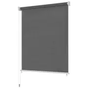 Roller Blind Window Shade with Pull Cord Blackout Blind Anthracite vidaXL