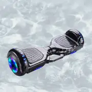 Black-lightning 2025 New Hoverboard Scooter Bluetooth Speaker LED Self Balancing Scooter Sports