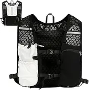 [Generic] Running Vest: Phone Holder with Vest Chest, Adjustable Sweat Resistant Sports Vest | Hands-free Fitness Accessory for Jogging, Cycling, Hiking, Hiking