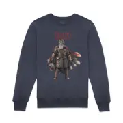Lord Of The Rings Helm Pose Sweatshirt - Navy