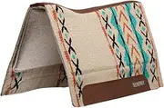 Synergy Contoured Performance Saddle Pad, 33" L x 38" W, Mojave-Tofu/Cherry Mahogany