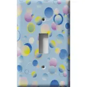 SnazzySwitch Bubbles Decorative Light Switch Plate Cover