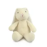 Frankie & Friends 20cm Bunny Rattle Plush Animal Kids/Child Stuffed Toy Cream 3+