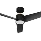 NNEDSZ 52'' Ceiling Fan DC Motor w/Light w/Remote - Black