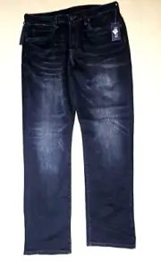 NWT Buffalo David Bitton Women's ALYSSA High Rise Straight Leg Stretch 36/34