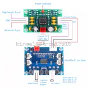 1PCS DC 12-30V NE5532 OP-AMP Stereo Audio Preamp Preamplifier Board Dual Channel