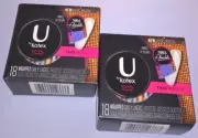U by Kotex barely there thin wrapped liners 2 Packs /Total 36 liners