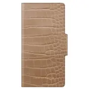 Ideal Of Sweden Atelier Wallet Case (Suits iPhone 13 Pro) - Camel Croco