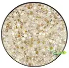 36" Marble Coffee Table Top Sea Shells Random Work Inlay Art Handmade Home Decor