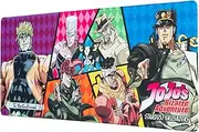 Grupo Erik JoJo's Bizarre Adventure Mouse Mat | Desk Pad | 31.5" x 13.78" | Non-Slip Rubber Base Mouse Pad, Gaming Mouse Pad, Keyboard Mouse Mat | Anime Gifts