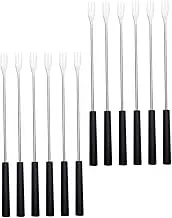 UTHCLO 12pcs Stainless Steel Fondue Forks -Purpose Kitchen Forks for Fondue Fruit and Desserts Lightweight Portable