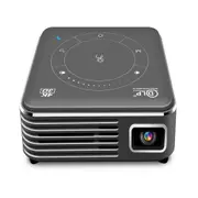 P11 854X480 Dlp Mini Smart Projector With Infrared Remote Control Android 9.0 2Gb + 16Gb Supports 2.4G/5G Wifi Bluetooth Tf Card Silver Gray