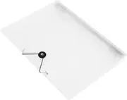 Angoily Transparent Refillable Binder Cover Lightweight Loose Leaf Notebook Shell for Students Office Use Material Sturdy Slip Design