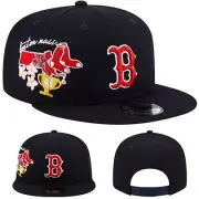 New Era Bodton Red Sox 9Fifty Snapback Hat MLB City Icon Patches Navy Blue Cap