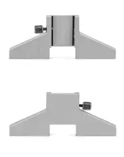 QWORK Caliper Depth Base Carbon Steel T-Bar Attachment for Dial/Digital
