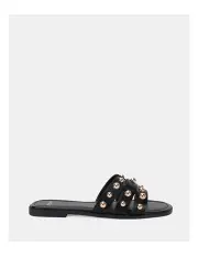 [Novo Shoes] Sullivan Slides in Black