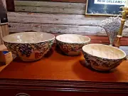Set of 3 Noble Excellence MERITAGE Nesting Mixing Bowls ~ NEW