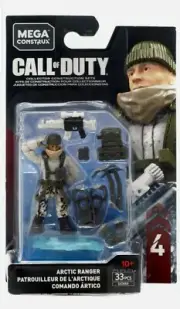 Call of Duty Mega Bloks Construx Series 4 Arctic Ranger 33pcs GCN89 BRAND NEW