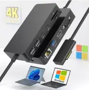 Surface Pro Docking Station, 11 in 1 Microsoft Surface Dock Triple Displays...
