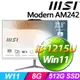 MSI Modern AM242 12M-678TW(i3-1215U/8G/512G SSD/W11)