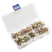 75x/Set Motorcycle Spring Clips Fuel Oil Water Hose Clip Pipe Tube Clamp Kit