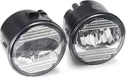 2 X 30W Car External Fog Light Assembly For Nissan For Juke (F15) 2010-2014 H11 Front Bumper LED Fog Daytime Running Lamp DRL 6000LM