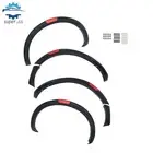 6 × Fender Flares Wheel Arches Guard For Nissan Navara NP300 D23 2015-2021 Black