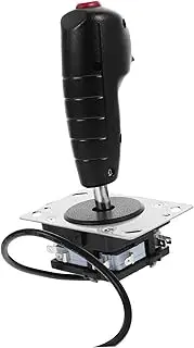 Generic Professional Joystick Flight Stick Replacement for Game Simulators Handle with Vibration for Smooth Control and Easy Installation Compatible with Various Flight Games