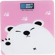 JOINPAYA Weight Scale for Boys and Girls Adults and Pets Digital Scale Indoor Temperature Max Kg Pink